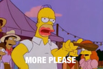 Homer Simpson : The Simpsons Begging