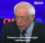 Trump is a pathological liar, I tell the truth