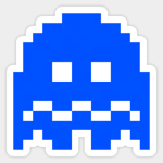 Pac-Man Blue Ghost