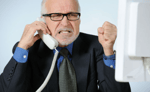 Angry Man - Phone Message