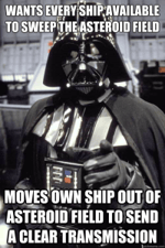 Darth Vader Move the ship