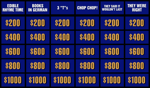 Jeopardy Board