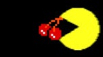 Pac-Man cherry eaten
