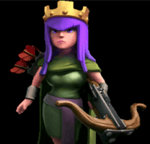 Queen archer invisibility - Clash of Clans