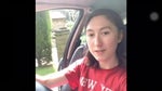 I'm in my mum's car