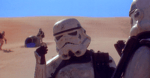 Stormtrooper - Look sir, droids