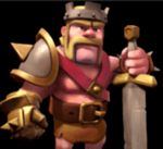Barbarian king attack - Clash of Clans