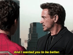I just wanted to be like you