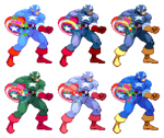 MvC2 Captain America Jumping