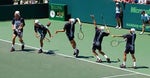 Tennis Ball before serving