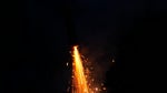 flaming exploding rockets