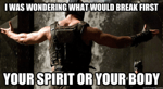 Batman Dark Knight Rise - Bane - Break first