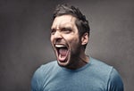 Screaming man