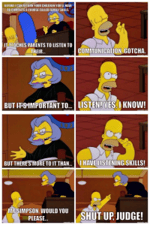 Homer Simpson : The Simpsons Kids shut up?