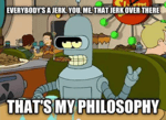 Futurama - Bender - Quit touching my stuff